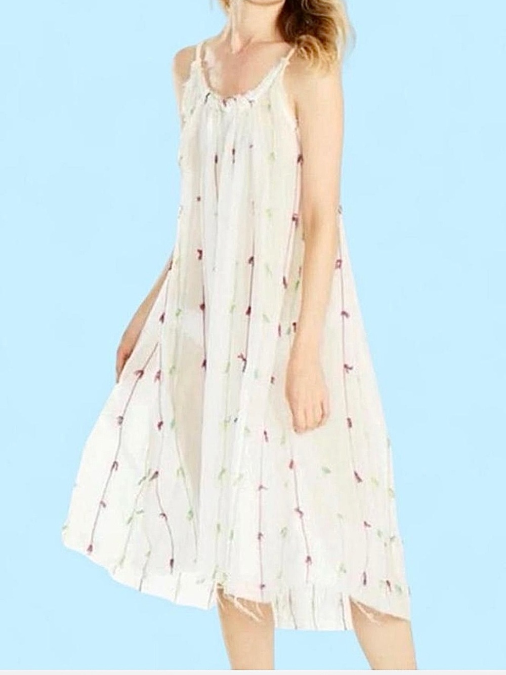 De La Mer 1981 Maresa Tassel Cover Up Dress